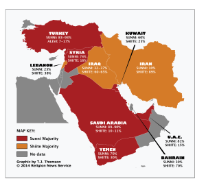 Muslim Distribution in the Middle East2